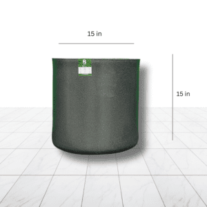 Wide Cylindrical Decorative Planter for Indoor & Outdoor Plants