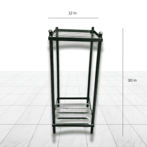 Two Level Rectangular Frame Iron Plant Stand