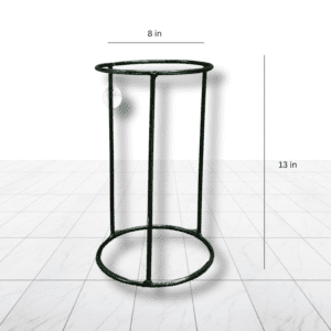 Round Frame Iron Plant Stand