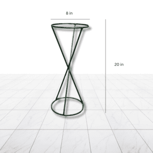 Slim Hourglass Frame Iron Plant Stand