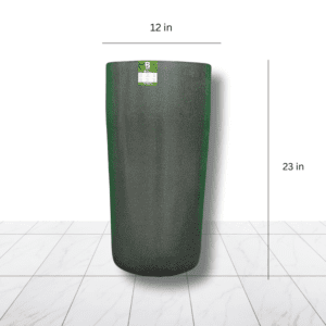 Tall Cylindrical Decorative Planter for Indoor & Outdoor Plants