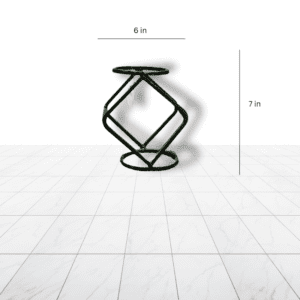 Diamond Shaped Frame Iron Plant Stand
