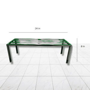 Bench Style Rectangular Frame Iron Plant Stand
