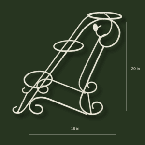Multi Level Frame Iron Plant Stand